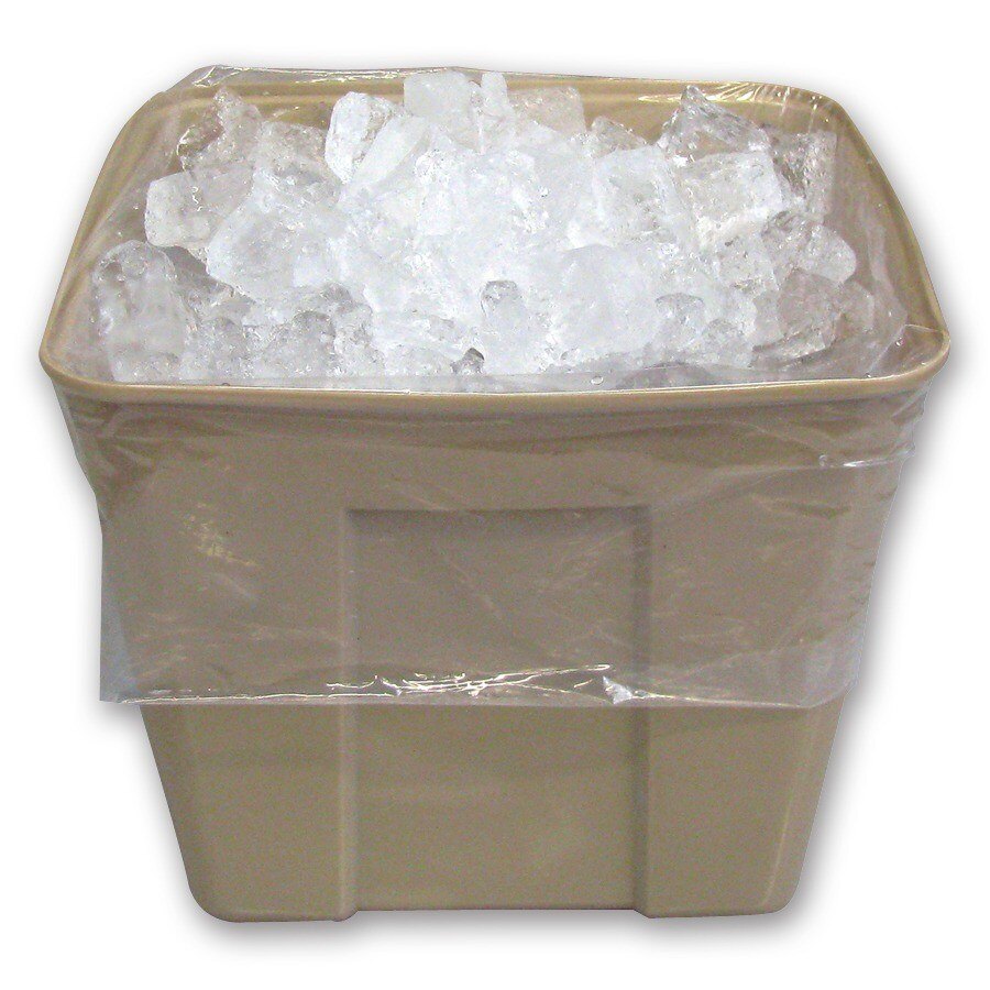 Plastic Food Bag / Ice Bucket Liner 8" x 4" x 12" 1000 / Box