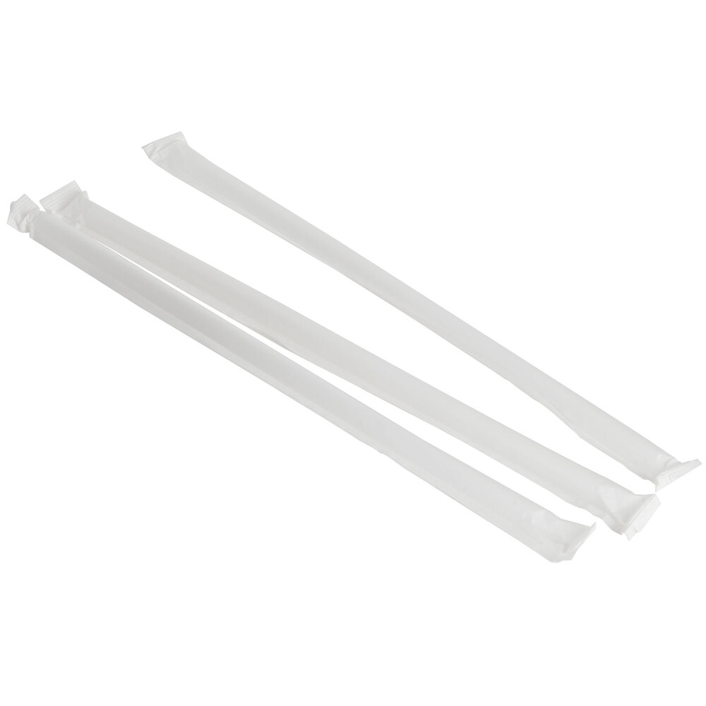 Choice 7 3/4" Wrapped Flex Straw 400 / Box