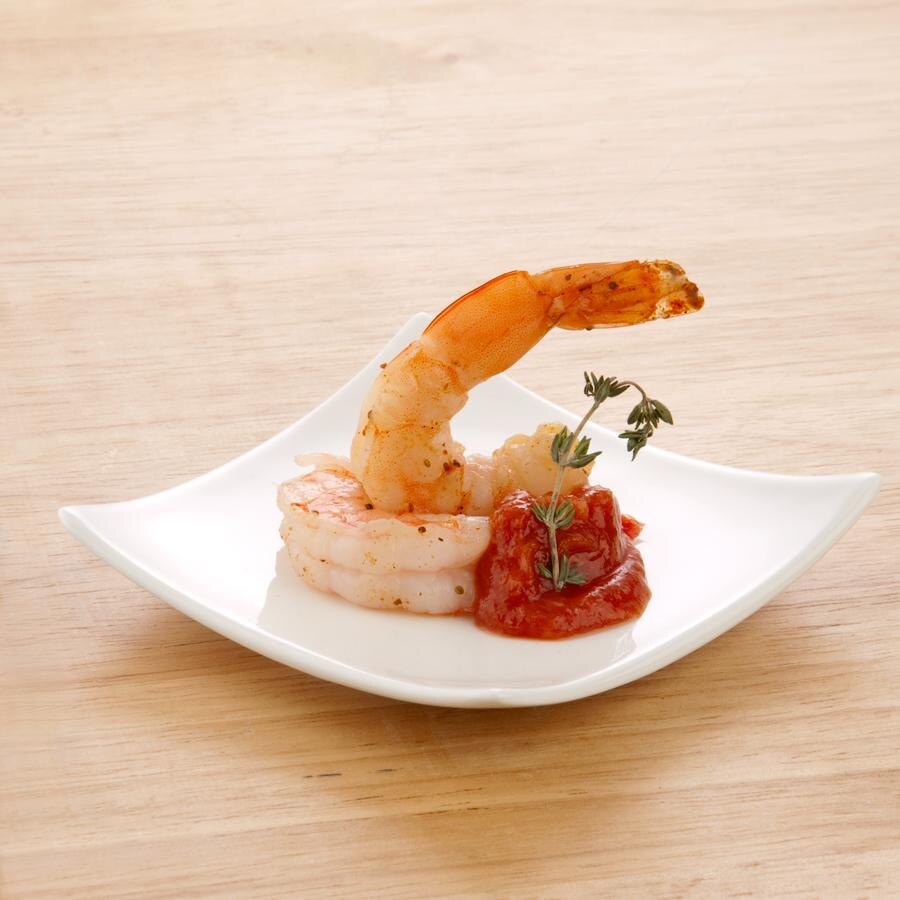 Cardinal R0737 3 5/8" Square China Appetizer Plate 24/Case