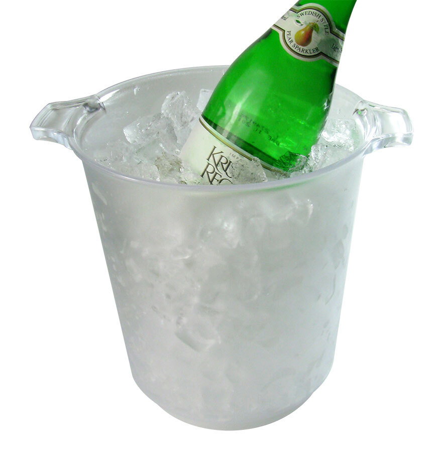 Fineline Platter Pleasers 3403 Heavy Duty Disposable Plastic 4 Qt. Wine