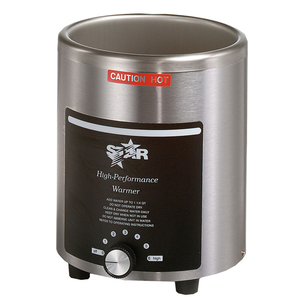 Star 4RW 4 Qt. Stainless Steel Food Warmer 120V, 600W