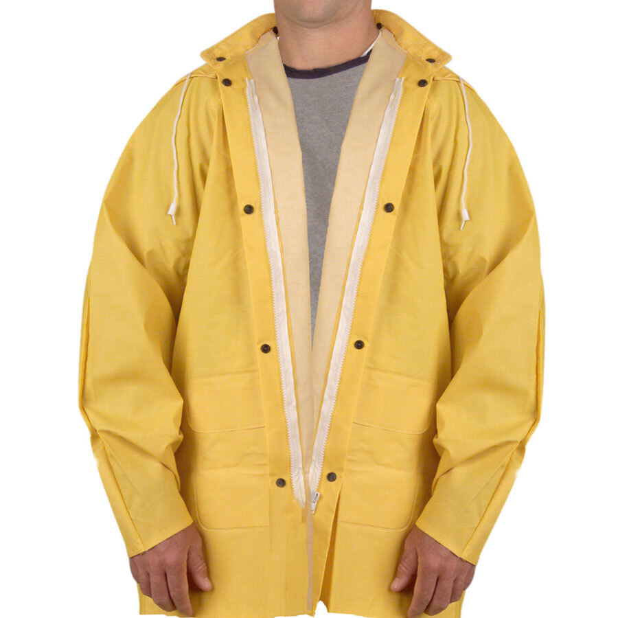 Yellow 2 Piece Rain Jacket Small