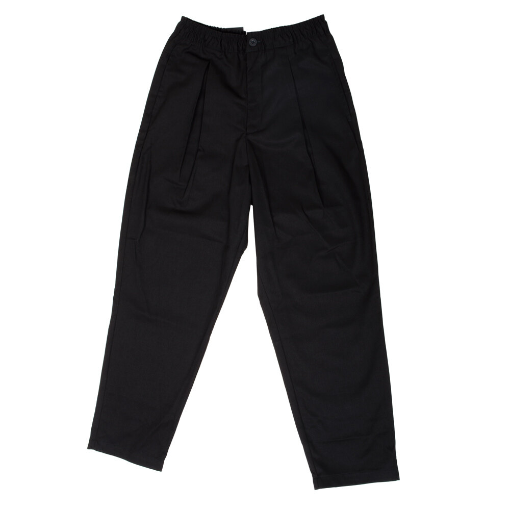 Chef Revival P017BK Size XL Black Executive Chef Pants PolyCotton