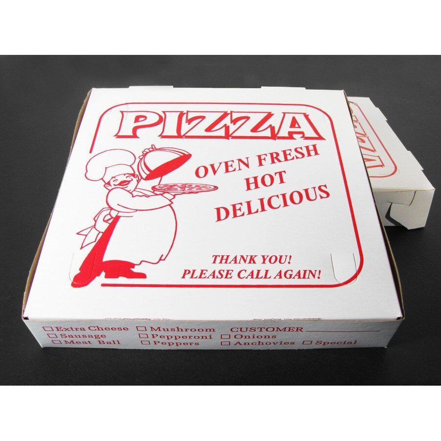 12" x 12" x 2" Clay Coated Pizza Box 100 / Bundle
