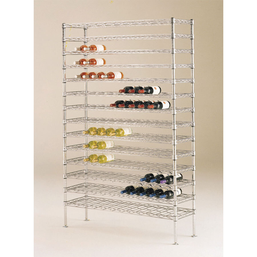 204 Bottle Metro WC258C Super Erecta Cradle Wine Rack 48" x 14" x 86 3/4"