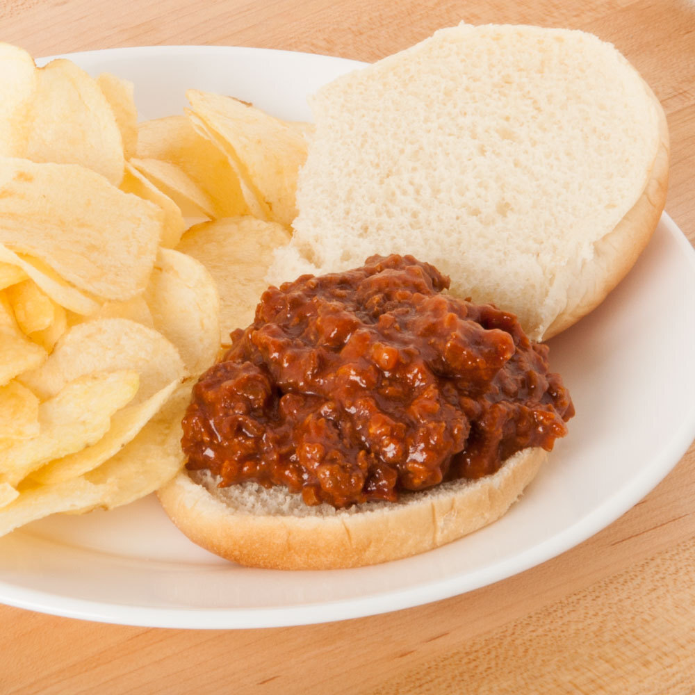 Vanee 156GZ Beef Sloppy Joe 52 oz. Can