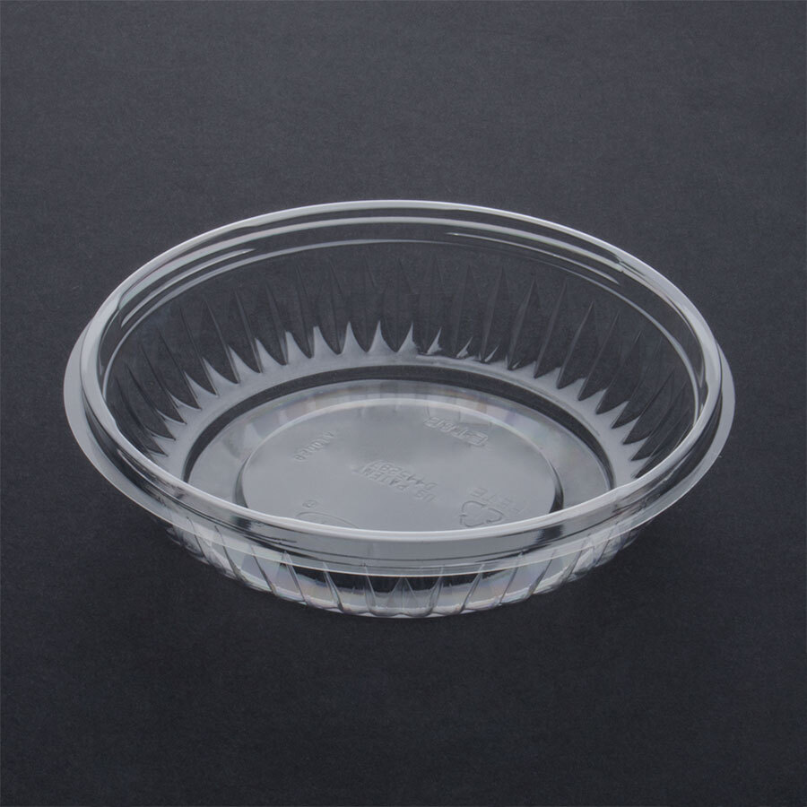 Dart Solo PET8BCD PresentaBowls 8 oz. Clear Plastic Bowl with Dome Lid