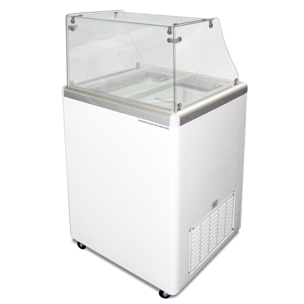 Excellence EDC4 Ice Cream Freezer Dipping with StraightSided