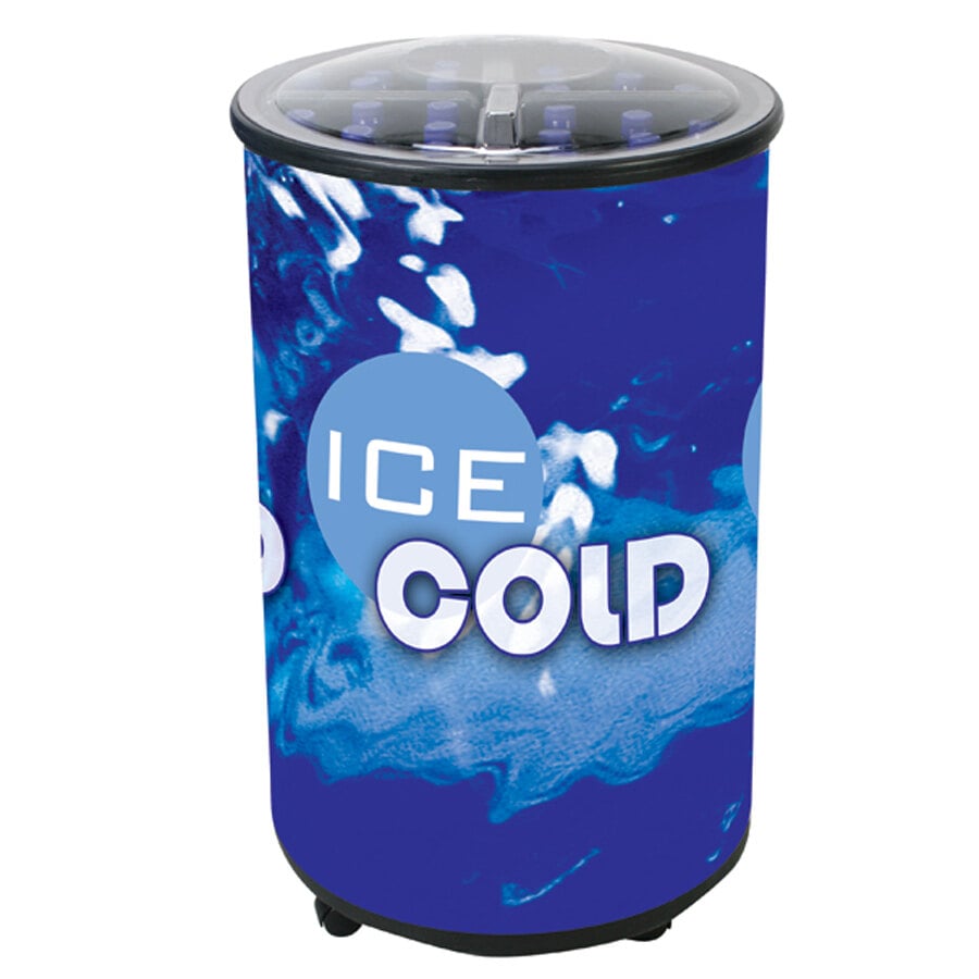 Ice Hawk 5005 Insulated Portable Round Barrel Beverage Cooler