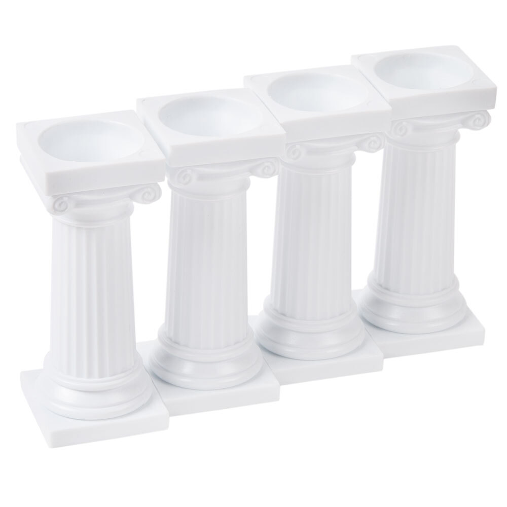 Wilton 3033606 Grecian Cake Pillars 3" 4 / Pack