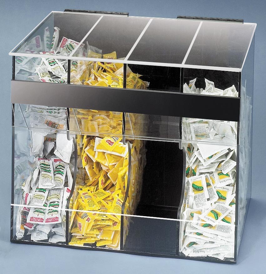 CalMil 866 Acrylic Condiment Packet Dispenser