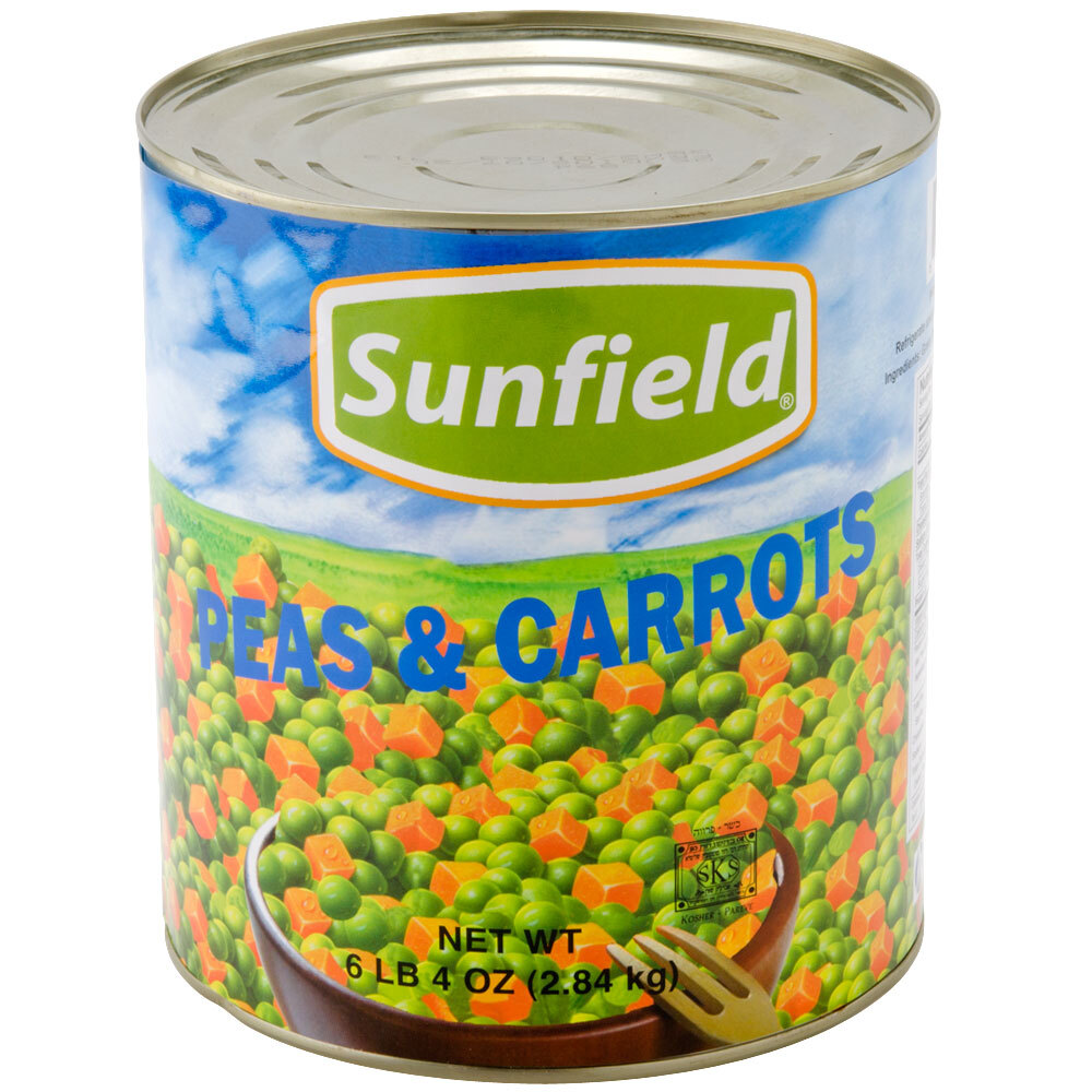 Sweet Peas and Diced Carrots 10 Can