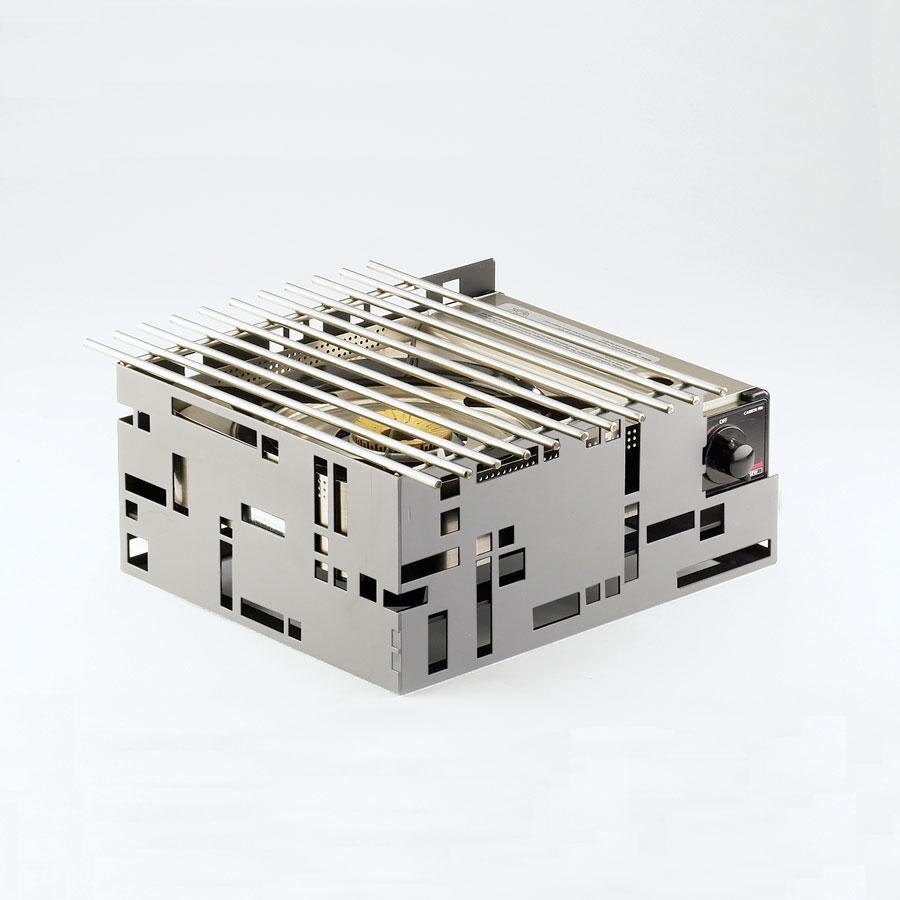 CalMil 161755 Stainless Steel Squared 13" x 11" Butane Stove Frame