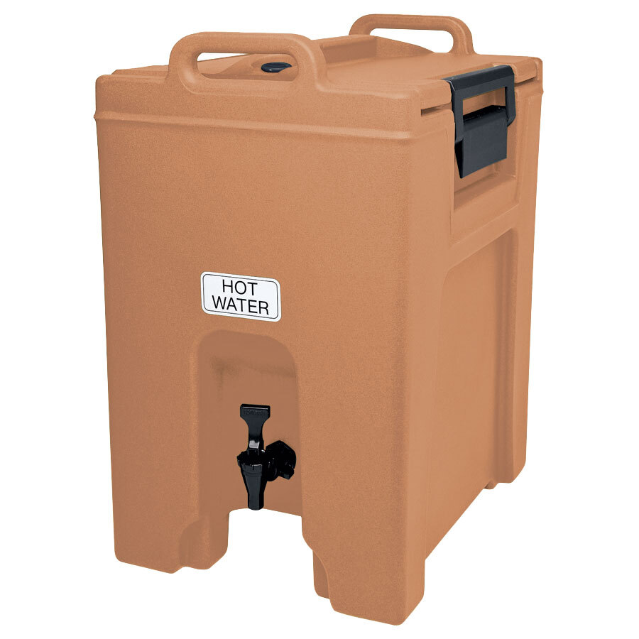 Cambro UC1000157 Coffee Beige Ultra Camtainer 10.5 Gallon Insulated