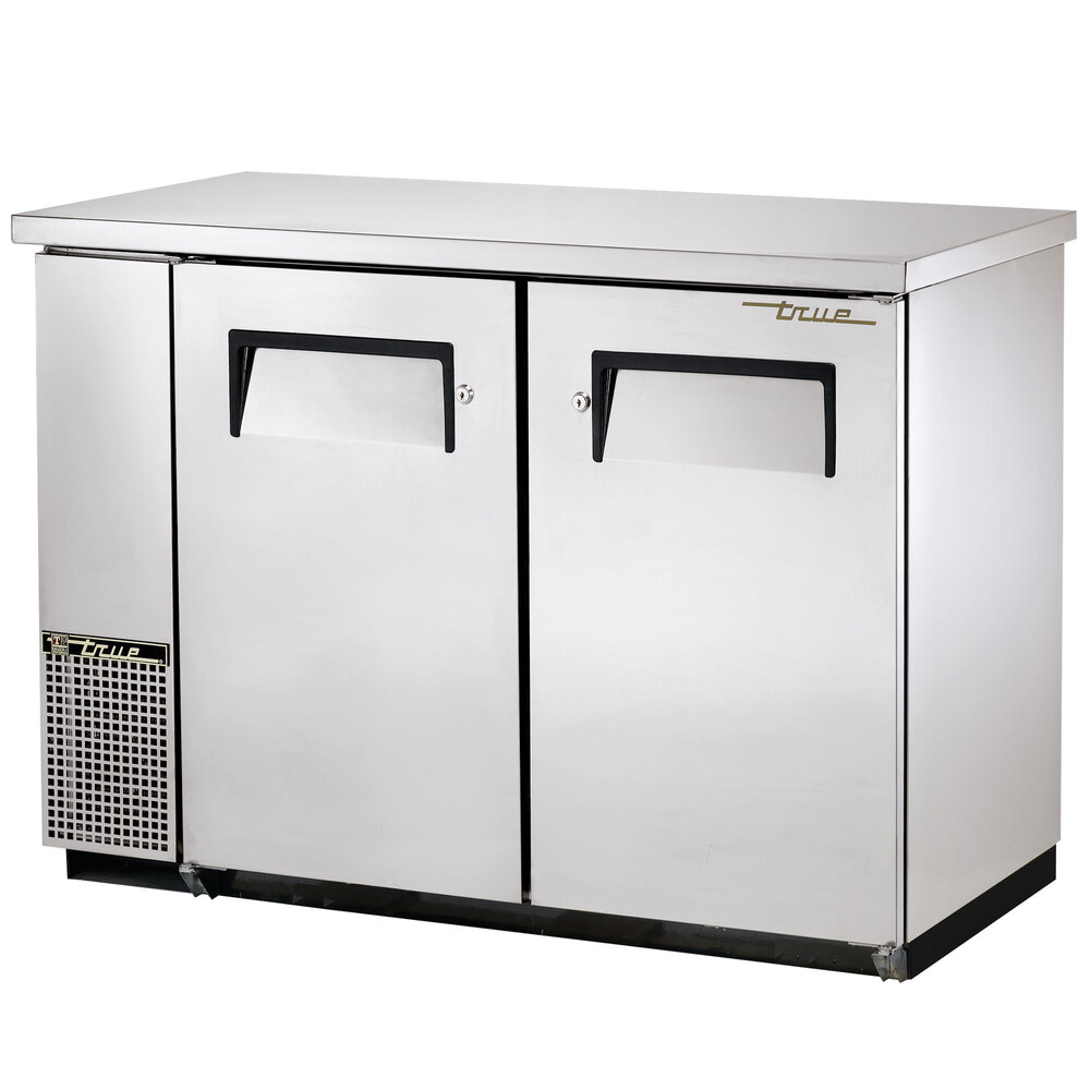 True TBB2448FRS 49" Stainless Steel Food Rated Back Bar Refrigerator