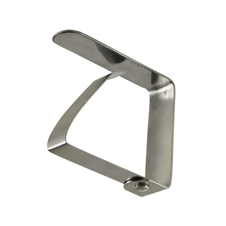 Stainless Steel Tablecloth Skirt Clip 12/Pack