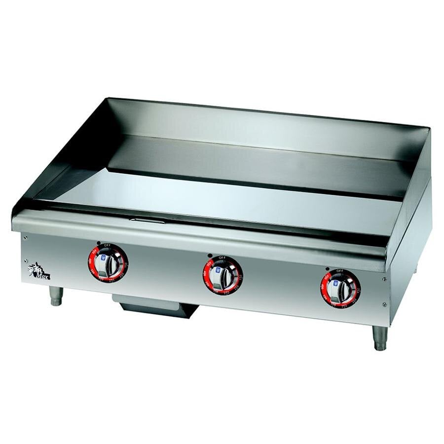 Star Max 636TCHSF 36" Countertop Gas Griddle with Chrome Plate
