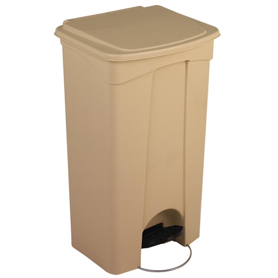Continental 23BE 23 Gallon Beige Step On Trash Can