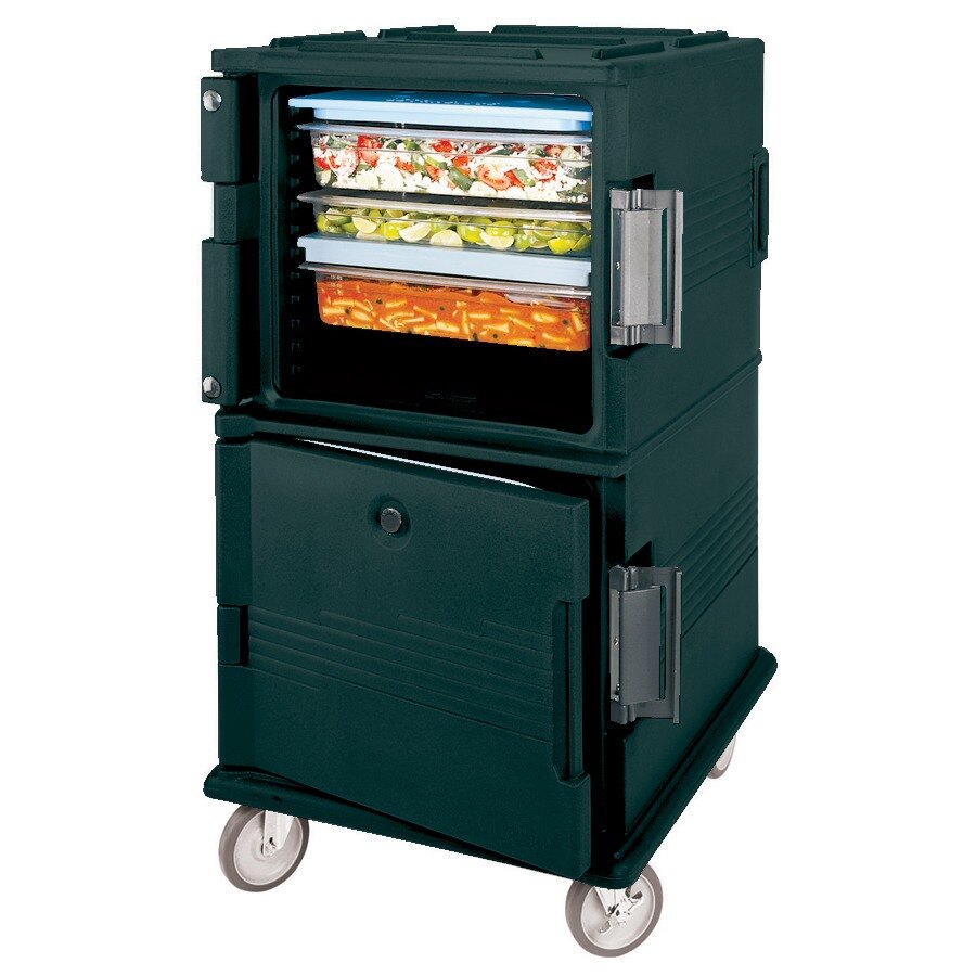 Cambro UPC1600HD519 Green Ultra Camcart Insulated Food Pan Carrier with