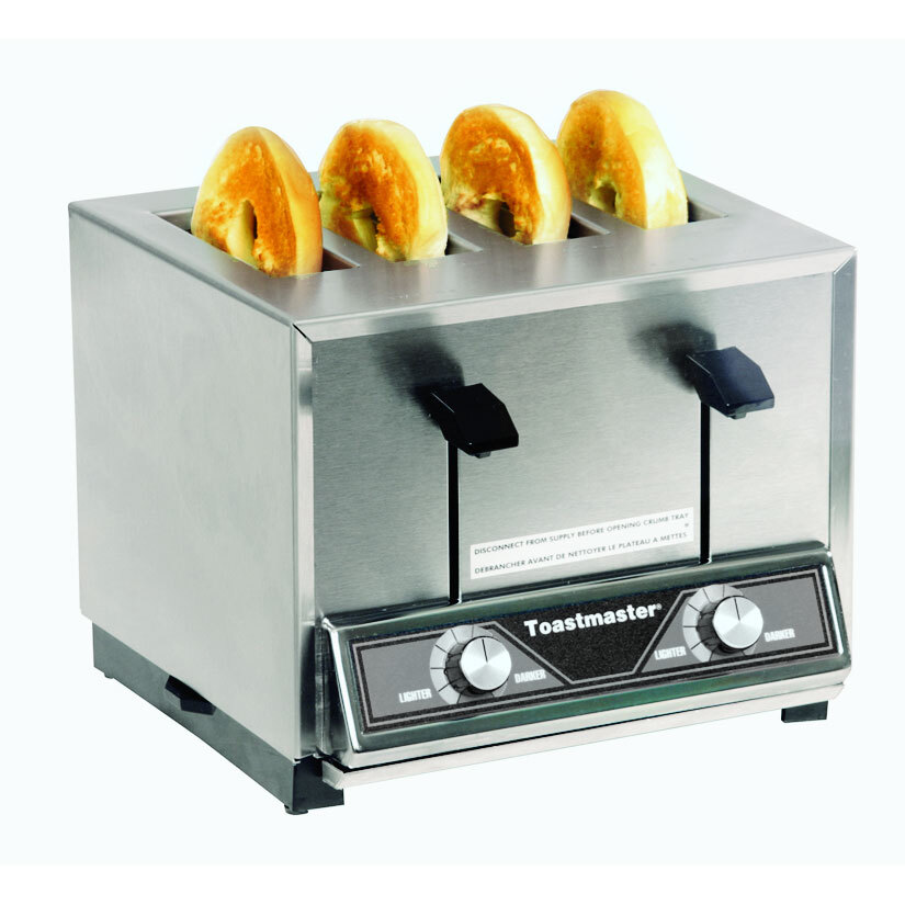 Toastmaster BTW09 4 Slice Commercial PopUp Bagel Toaster 120V, 1800W