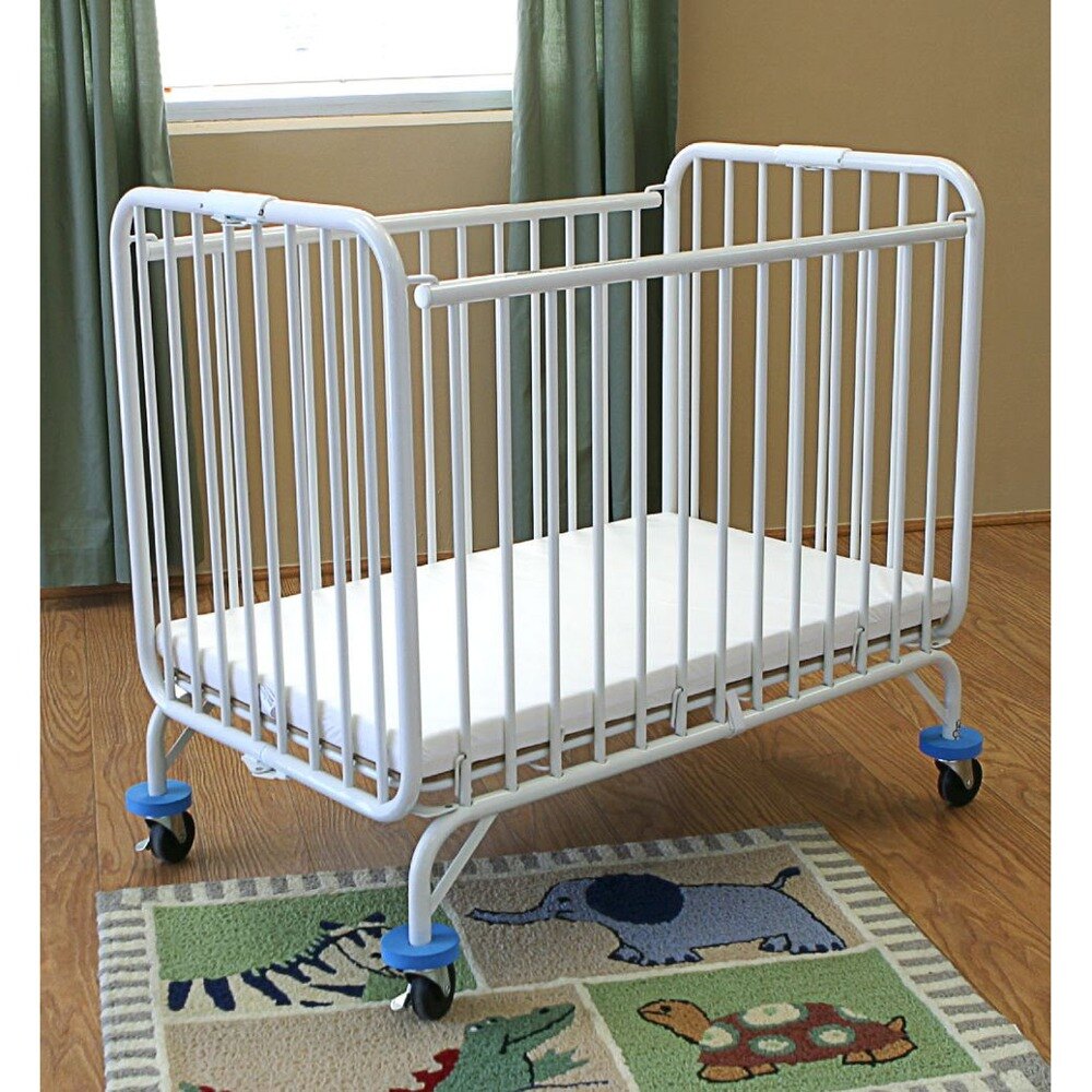 L.A. Baby 82 Folding Holiday Series Crib 24" x 38" with Fire Retardant