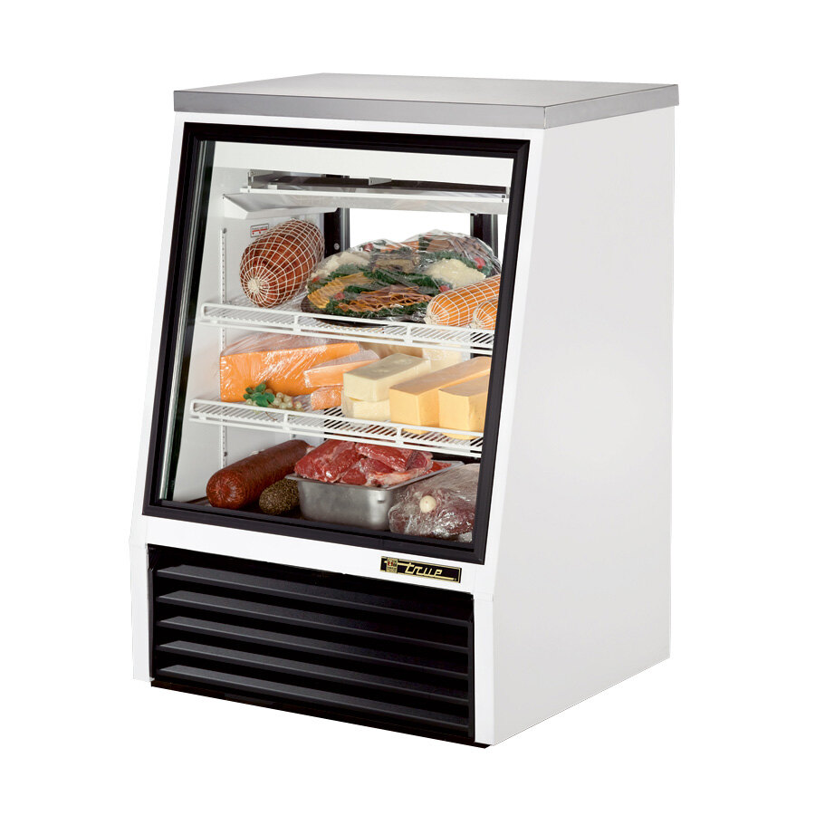 True TSID362 36" Single Duty Two Door Refrigerated Deli Case 11.8