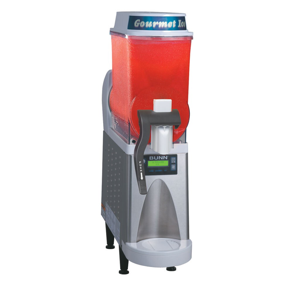 Bunn Ultra1 Slushy / Granita Frozen Drink Machine White & Stainless Steel 120V (Bunn 39800.0000)