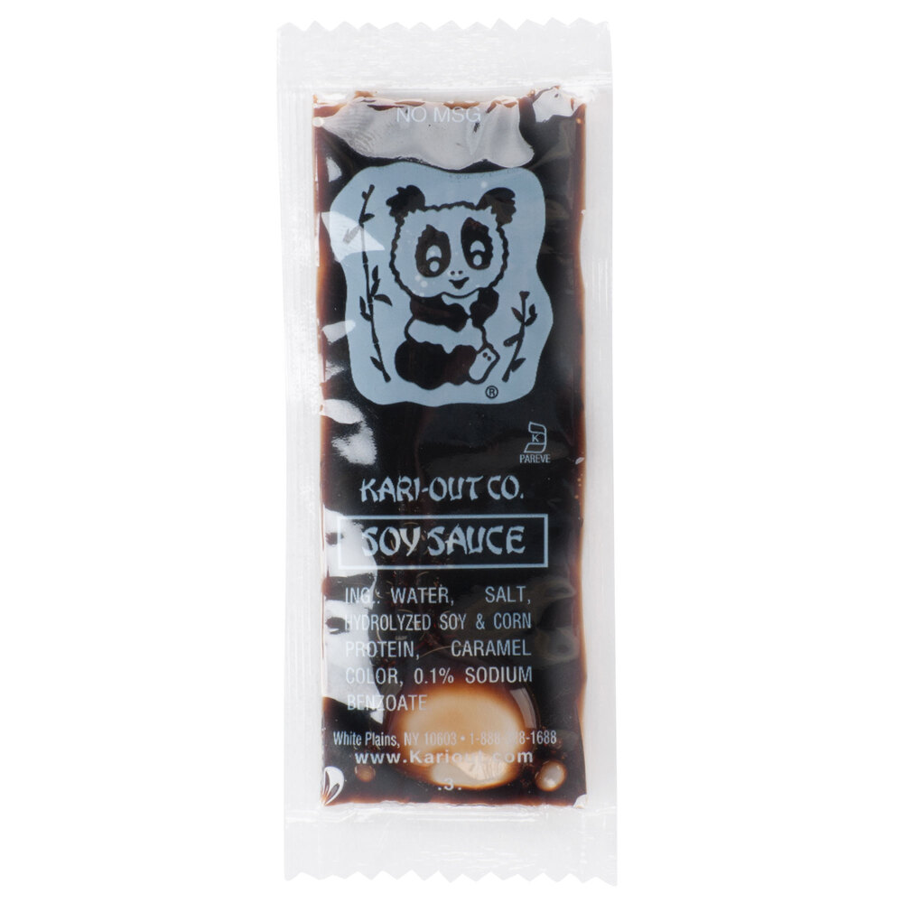 Soy Sauce 8 Gram Portion Packet 450/Case