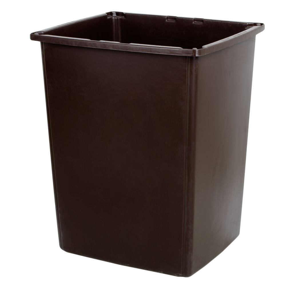 Rubbermaid 256B Glutton Brown Trash Can 56 Gallon (FG256B00)