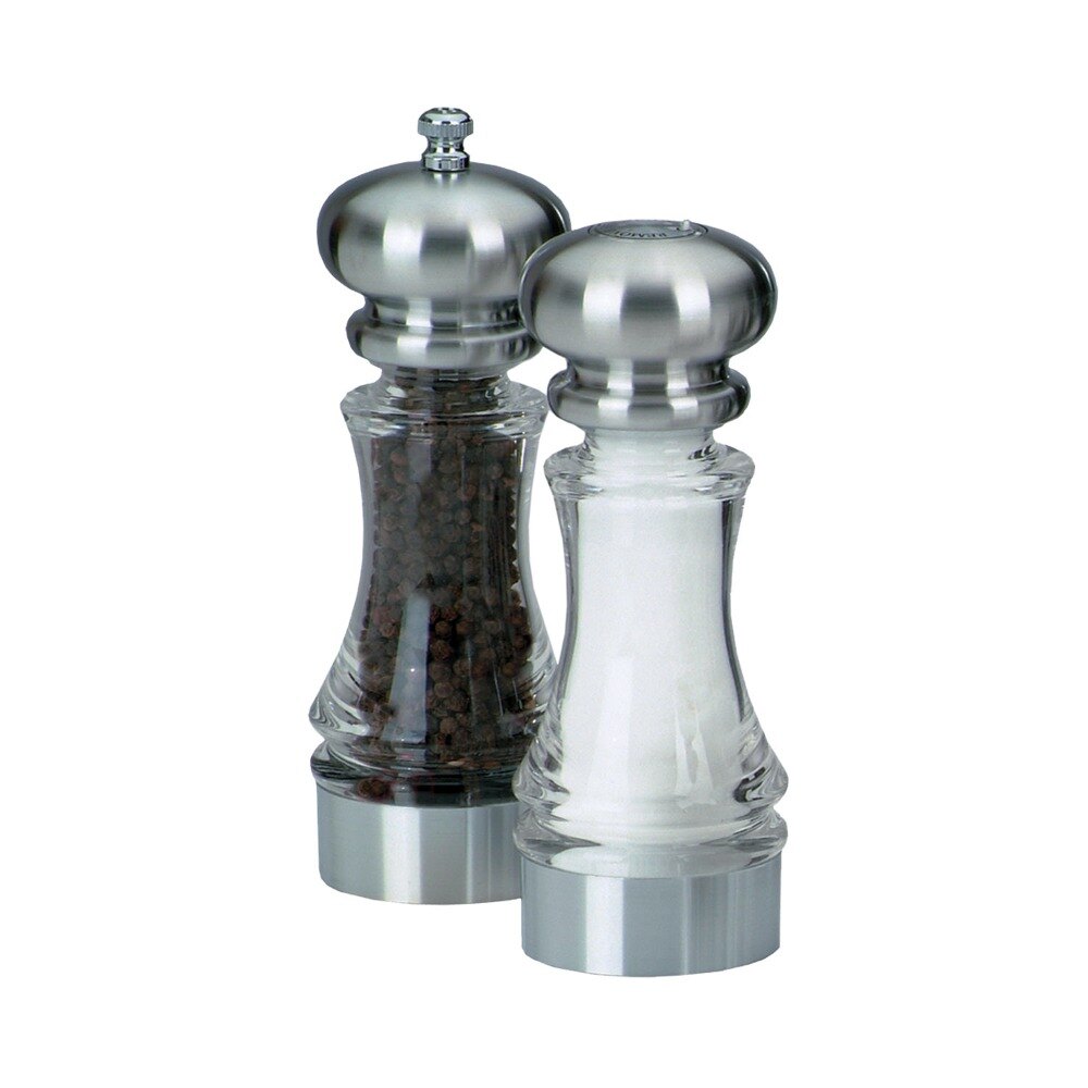 Chef Specialties 96851 7" Lehigh Acrylic Pepper Mill / Salt Shaker