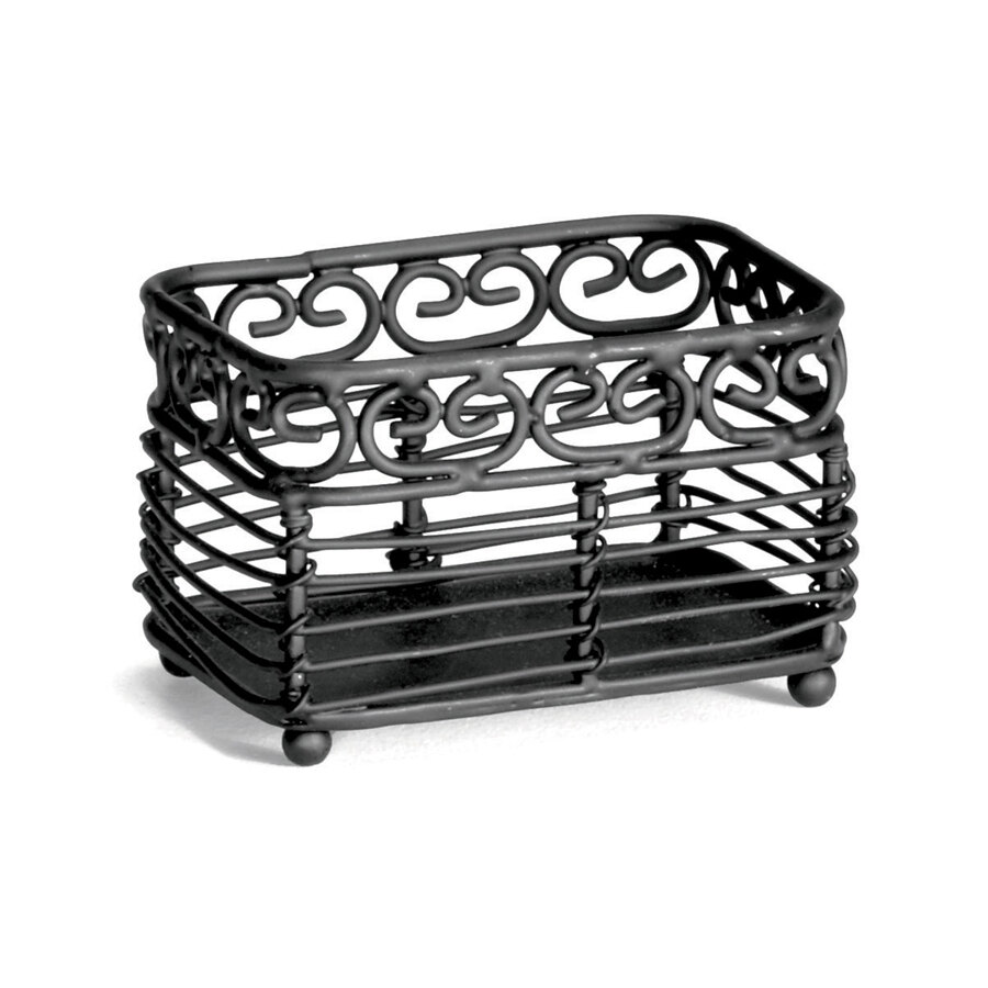 Tablecraft BK256 Mediterranean 3 1/2" Sugar Packet Caddy