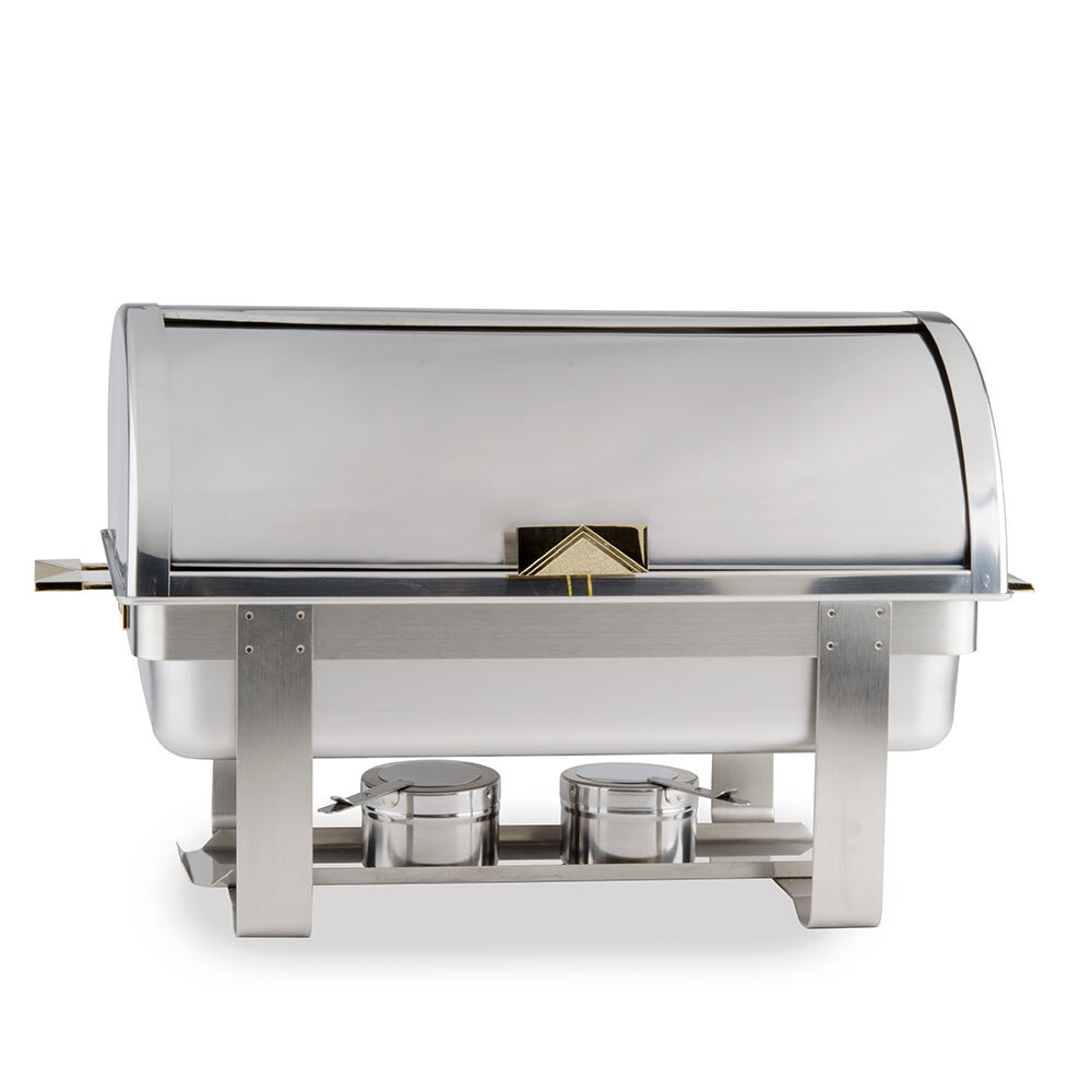 Choice Deluxe 8 Qt. Full Size Roll Top Chafer