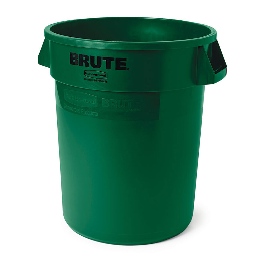 Rubbermaid FG263200DGRN BRUTE 32 Gallon Green Trash Can