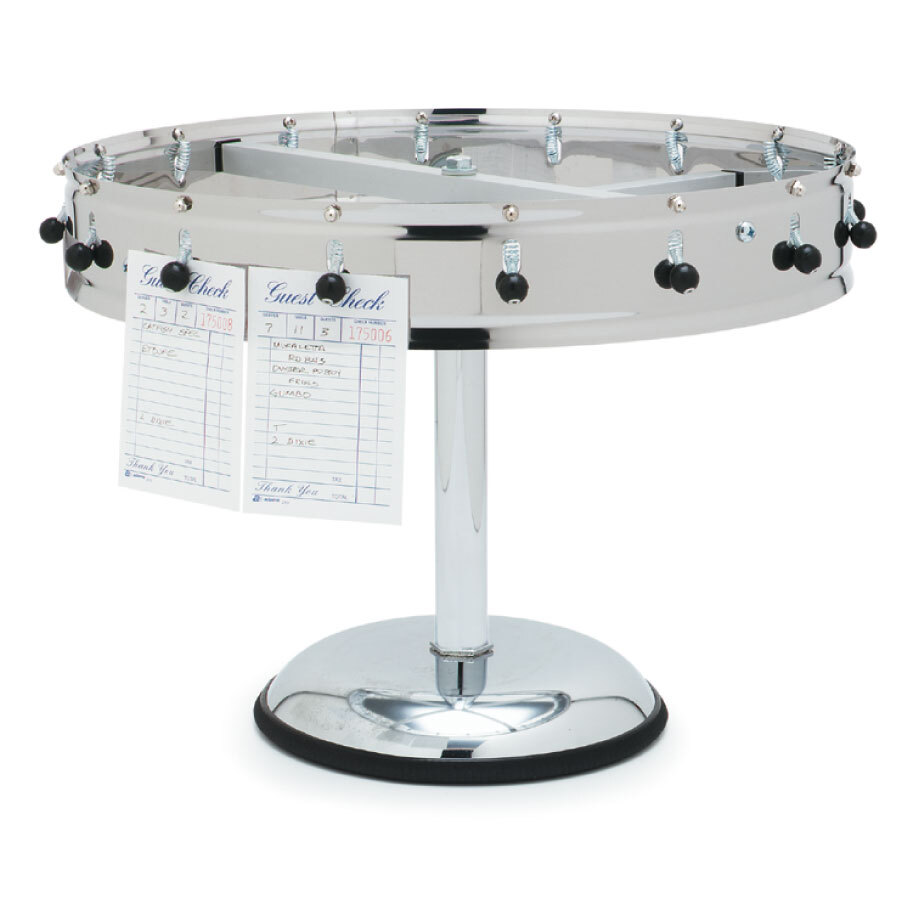 Carlisle 3816MP Portable Order Wheel Ticket Holder 16 Clip with