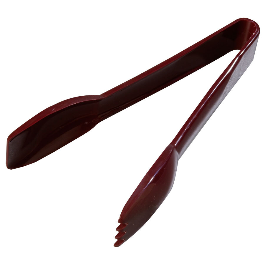 Carlisle 460601 6" Brown Plastic Salad Tong