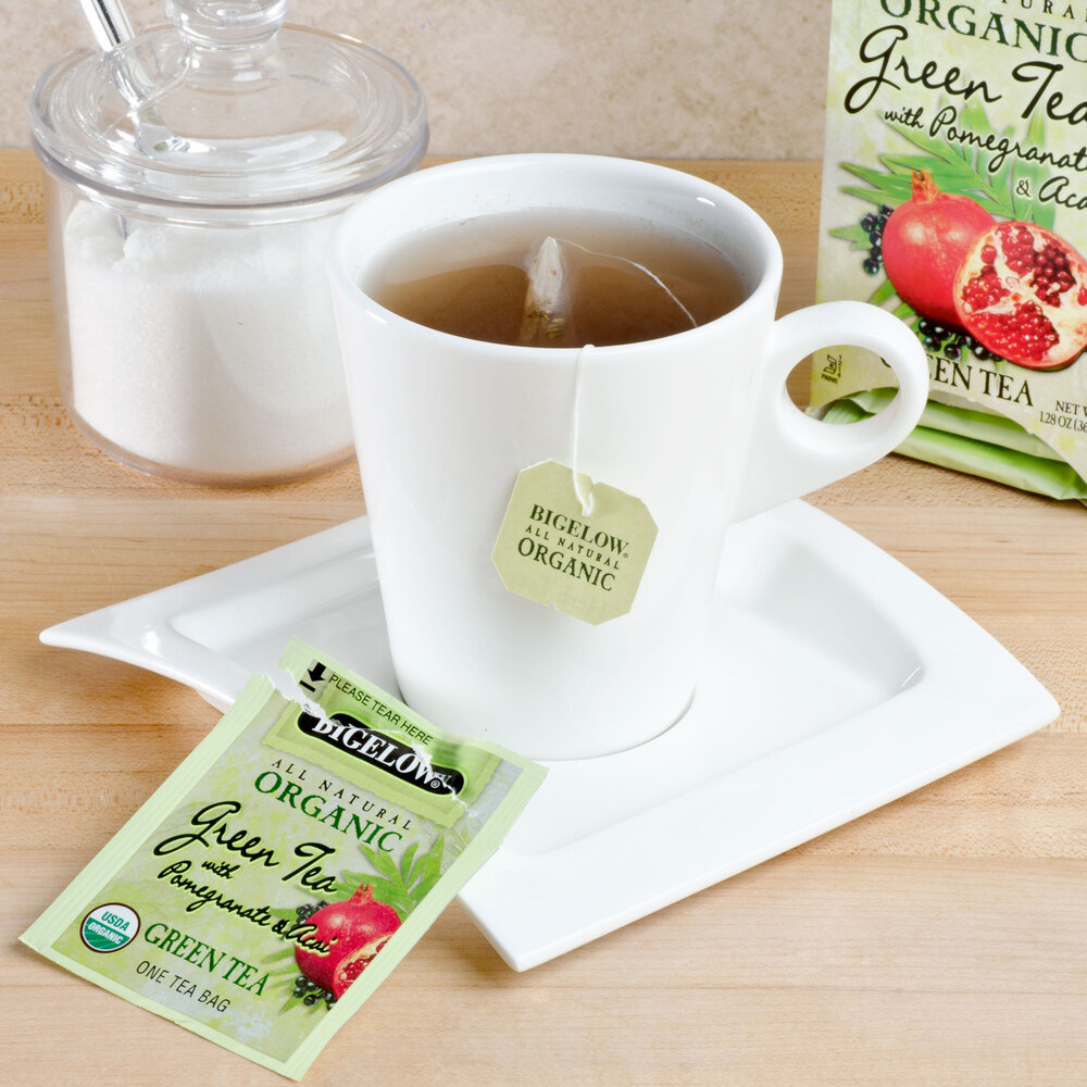 Bigelow Organic Green Tea with Pomegranate and Acai 20 / Box