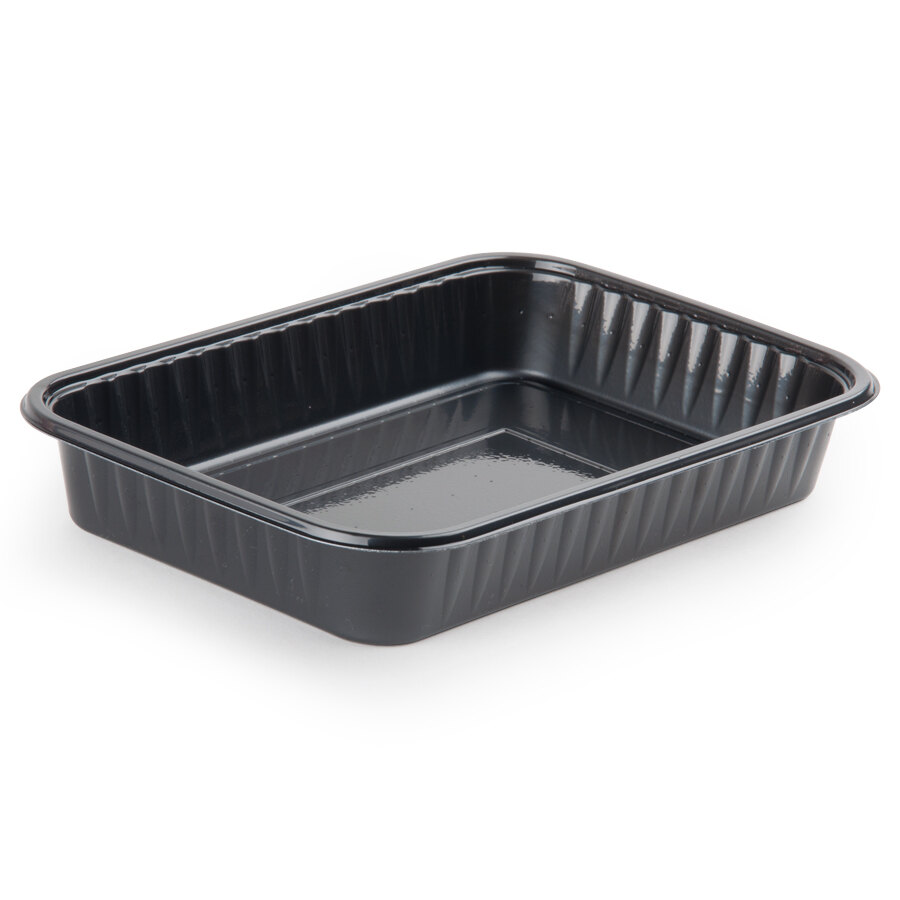 Genpak 55357 Bake 'N Show Dual Ovenable 6" x 8 1/2" x 1 1/2" Brownie