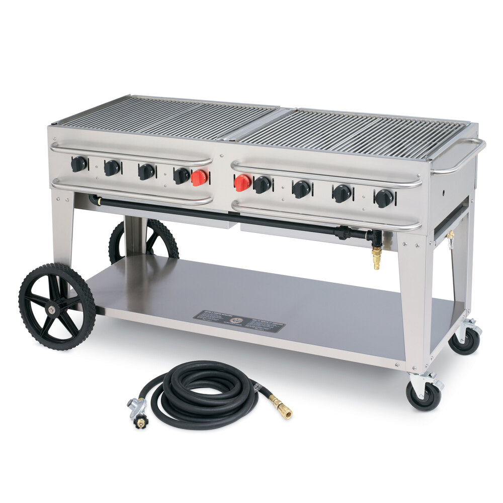Crown Verity RCB60SI 60" Outdoor Rental Grill with Single Gas Connection