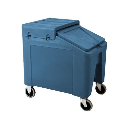 Blue Ice Caddy II 140 lb. Mobile Ice Bin / Beverage Merchandiser