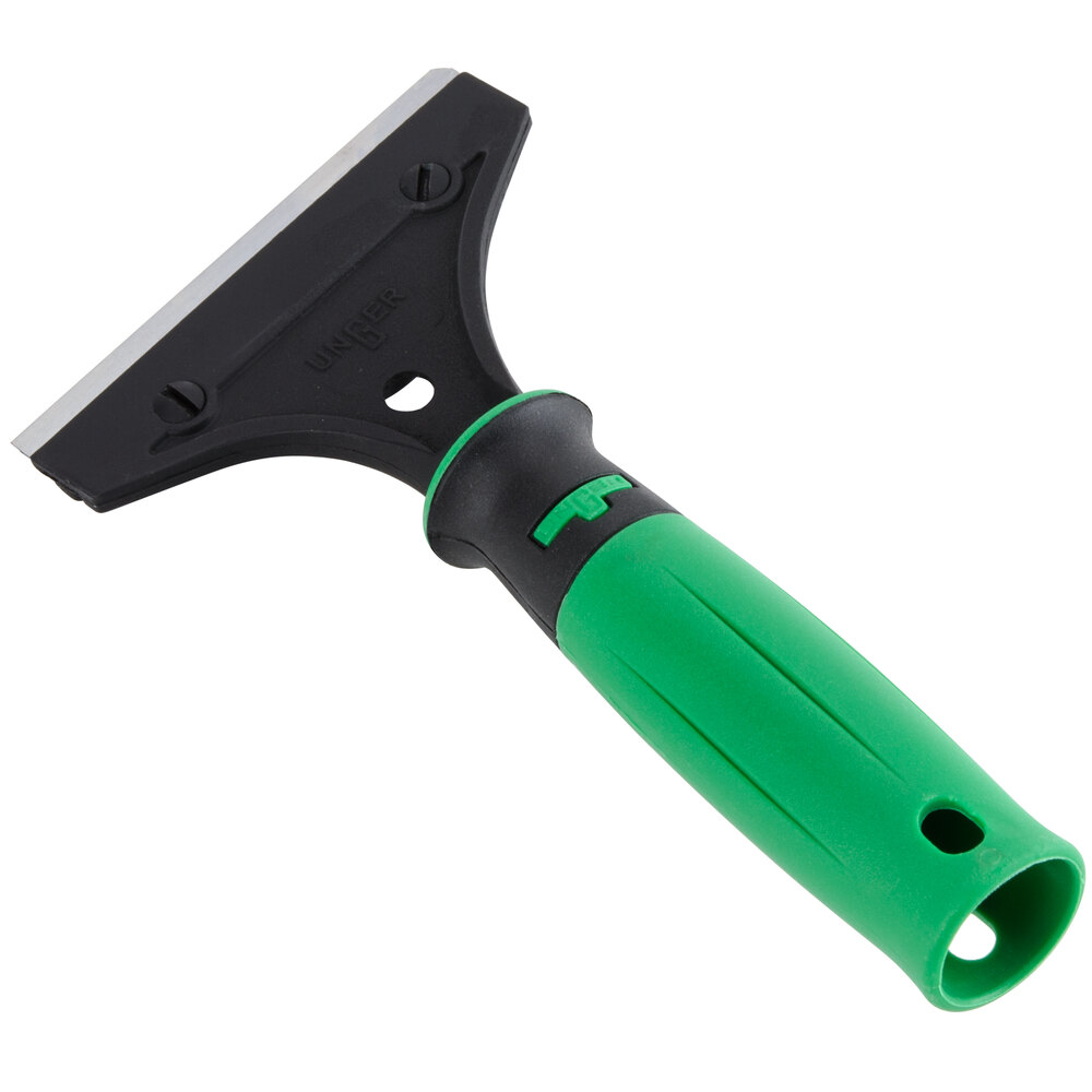 Unger SHOOC ErgoTec 4" Scraper with Carbon Steel Blade