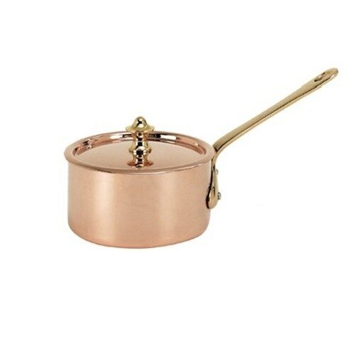 De Buyer 6453.09 0.3 Qt. Small Copper Sauce Pan