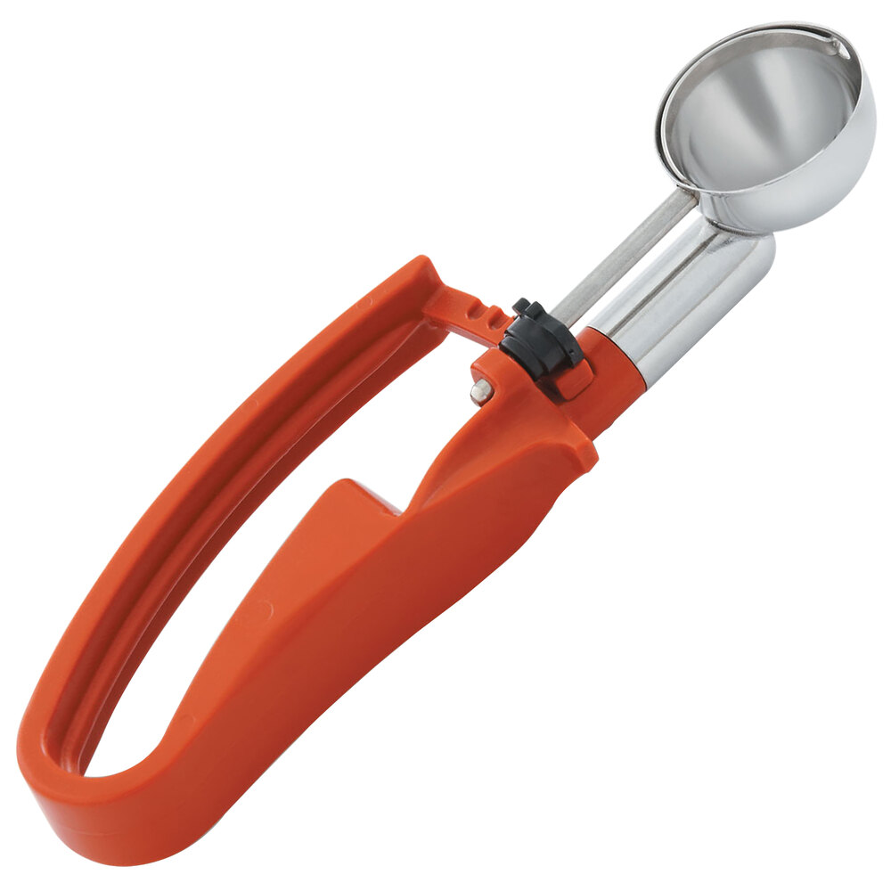 Vollrath 47401 Terracotta 50 Squeeze Disher Portion Scoop .65 oz.