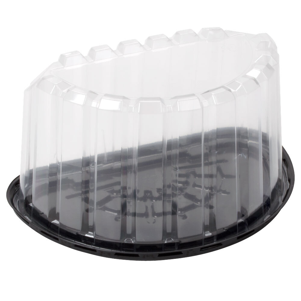 8" Half Cake Container with Dome Lid 100 / Case