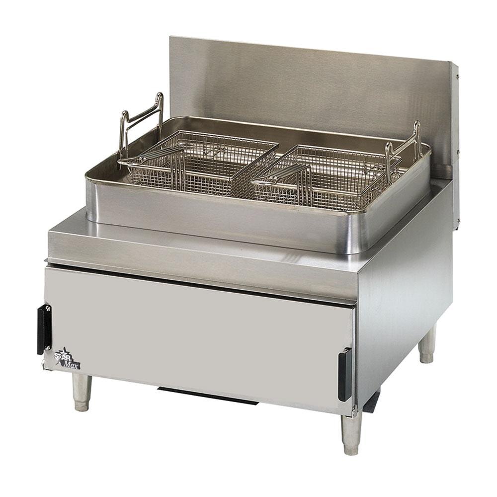 Liquid Propane Star Max 630FF 30 lb. Gas Countertop Fryer 70,000 BTU