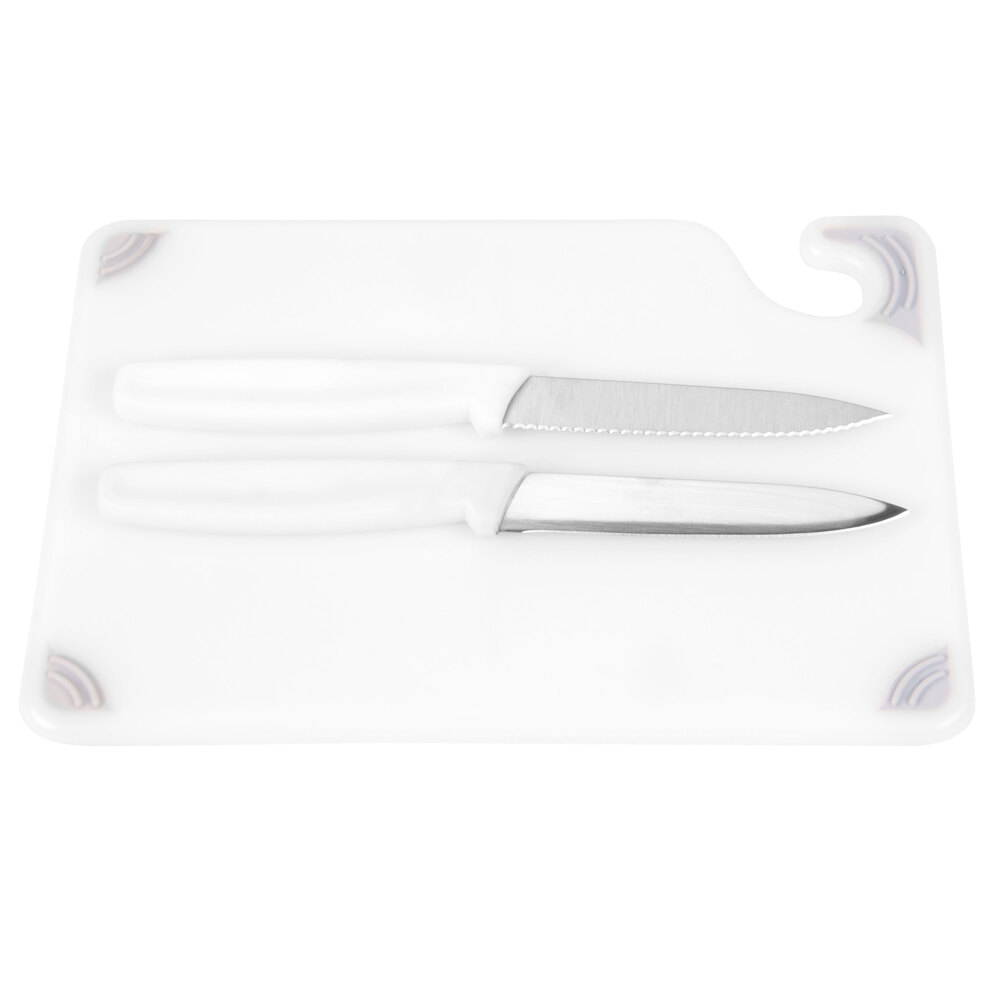 Bar Cutting Board and Knife Set 3 Pieces
