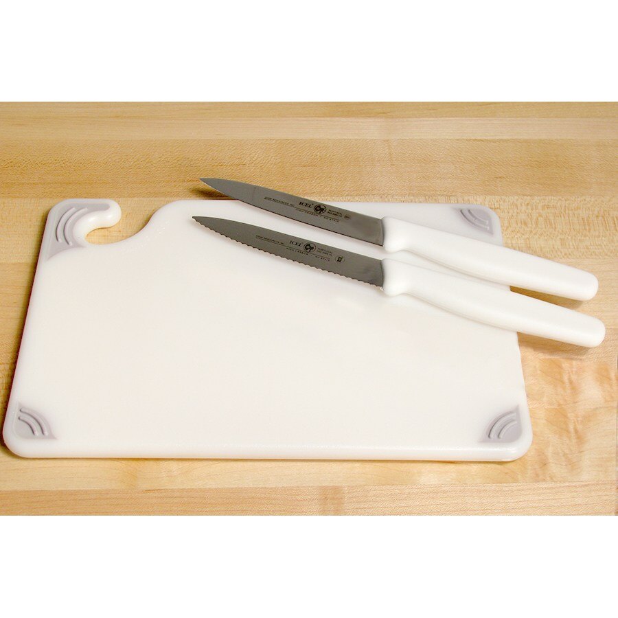 Bar Cutting Board and Knife Set 3 Pieces