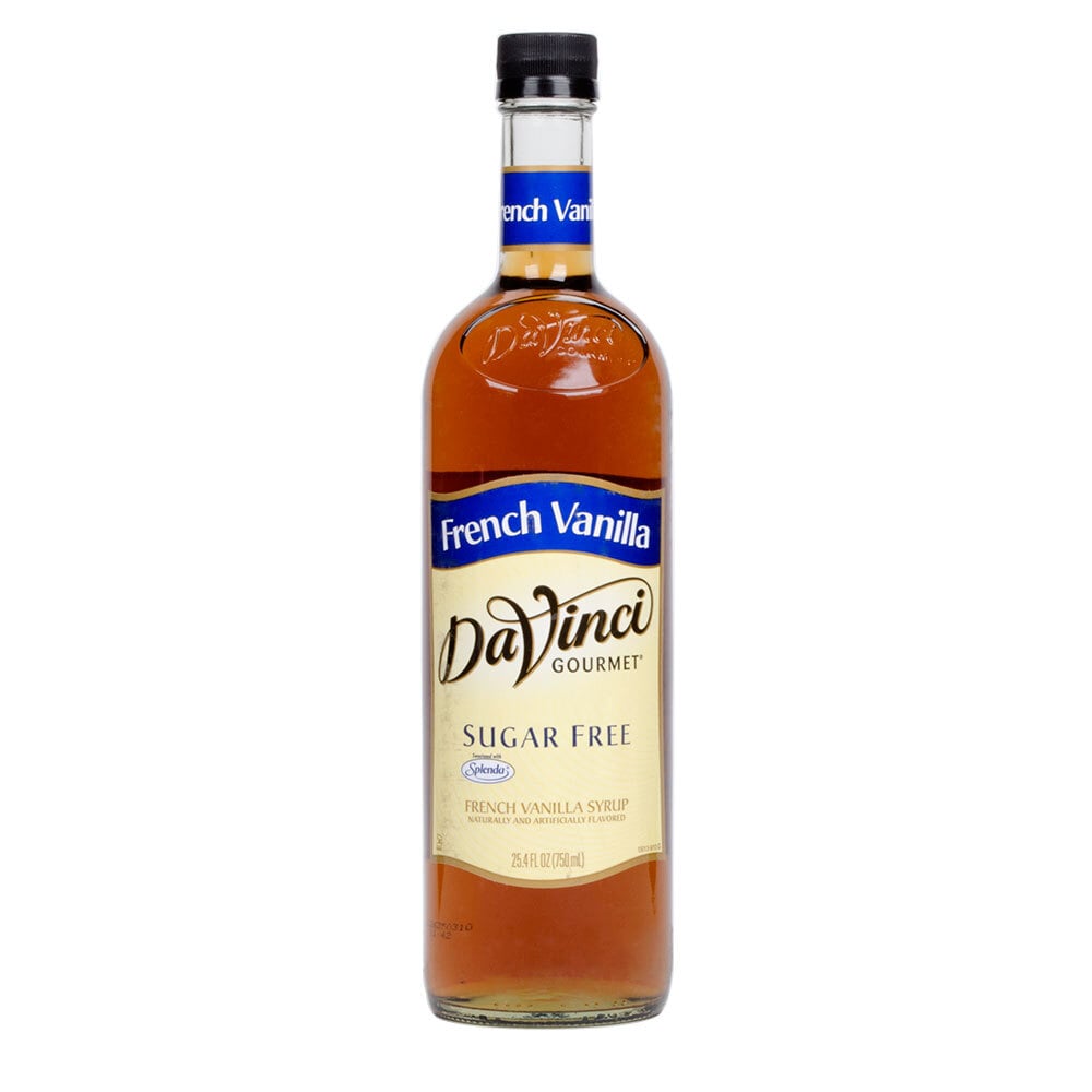 DaVinci Gourmet 750 mL French Vanilla Sugar Free Coffee Flavoring Syrup