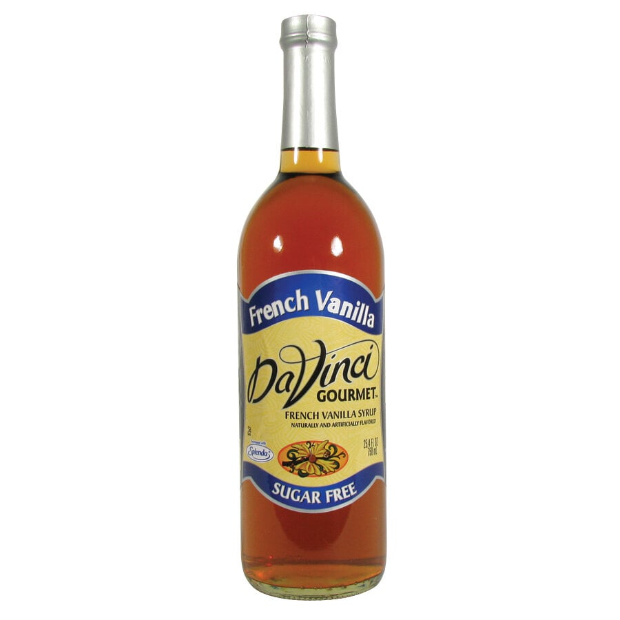 DaVinci Gourmet 750 mL French Vanilla Sugar Free Coffee Flavoring Syrup