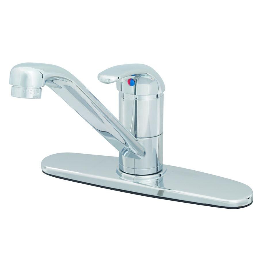 T&S B2731VF05 Deck Mount Single Lever Mixing Faucet with 9" Spout, 0.
