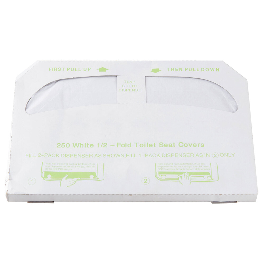 Half Fold Paper Toilet Seat Cover 250 per Box Paper Toilet Seat Covers